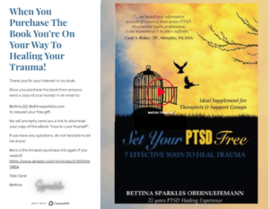 Bettina Sparkles Obernuefermann author and PTSD support